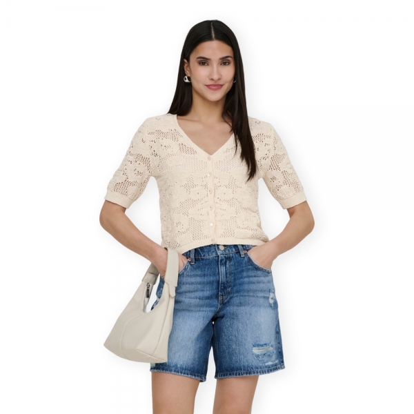 ONLY Cardigan Chloe Life - Ecru