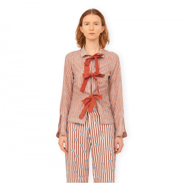 CARMEN SAYS Top Doll - Red Stripes