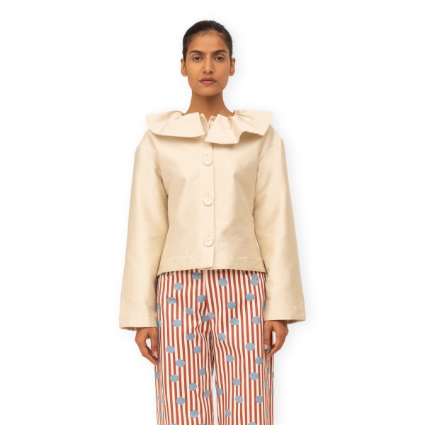 CARMEN SAYS Casaco Clown - Cream