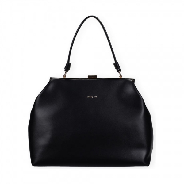 THE STICKY SIS CLUB Clasp Bag - Black
