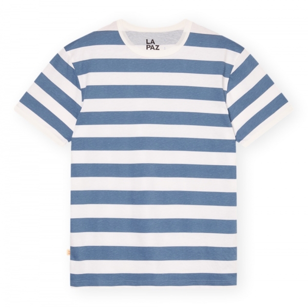 LA PAZ T-Shirt Meneres Stripes - Indigo