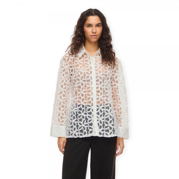 VILA Camisa Baja - Snow White