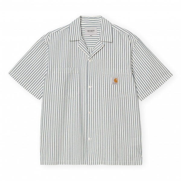 CARHARTT WIP Camisa Leavel Stripe -...