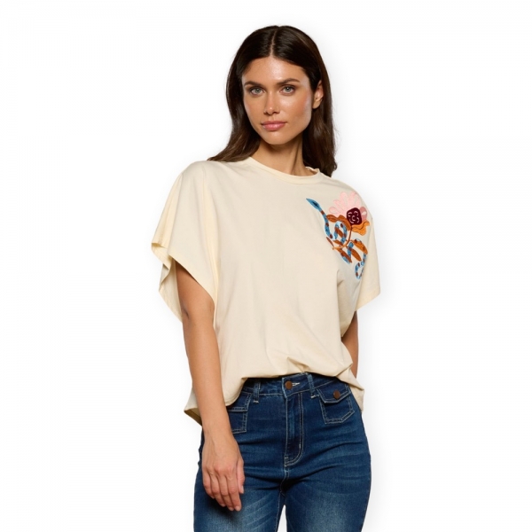 MINUETO Top Scilla - Ecru