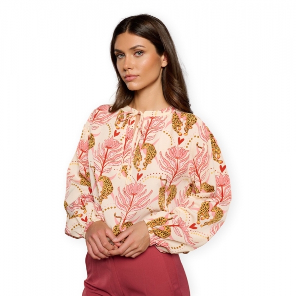 MINUETO Top Augusta - Multicolor