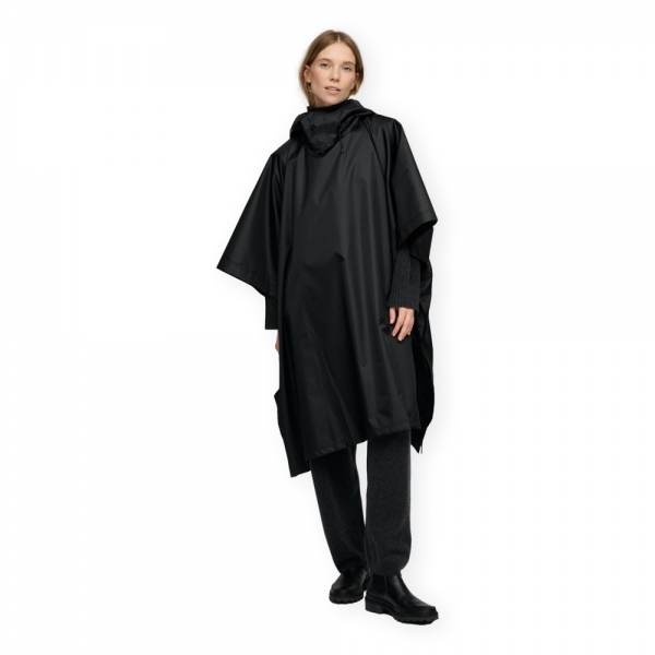 MOSHI MOSHI MIND Poncho Let It - Black