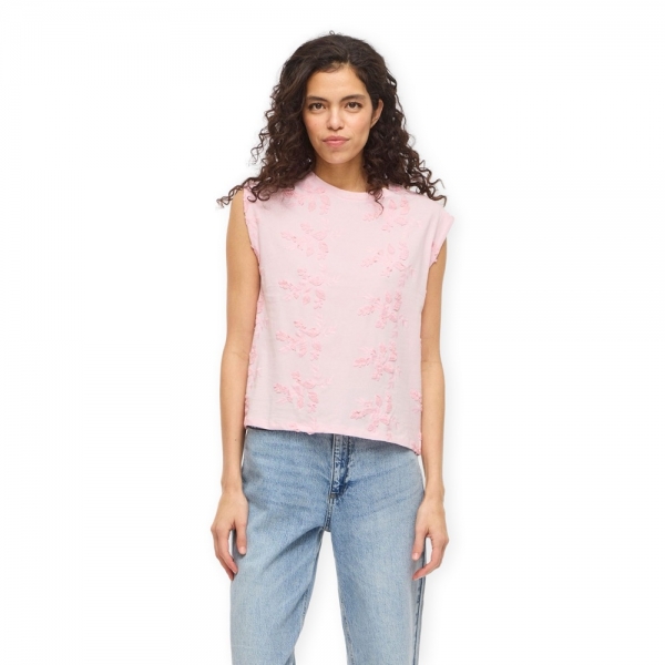 VILA Top Nayla - Cherry Blossom