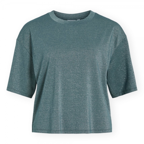 VILA T-Shirt Luxi - Atlantic Deep