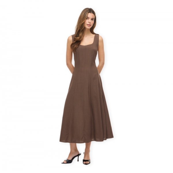 VILA Lineena Dress - Slate Black