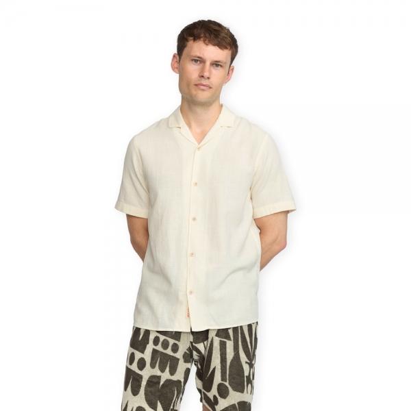 REVOLUTION Camisa Cuban 3927 - Off White