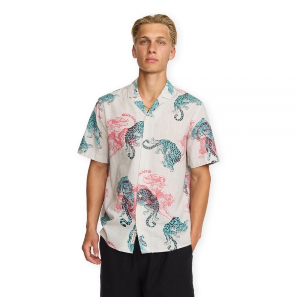 REVOLUTION Camisa Cuban 3249 - Off White