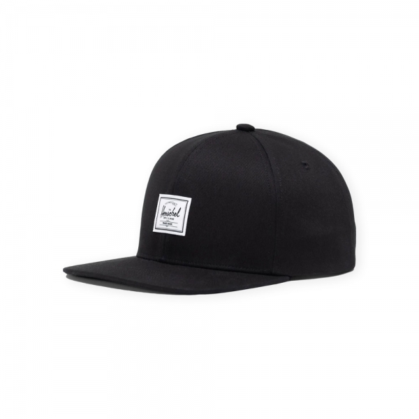 HERSCHEL Whaler 6 Panel Cap - Black