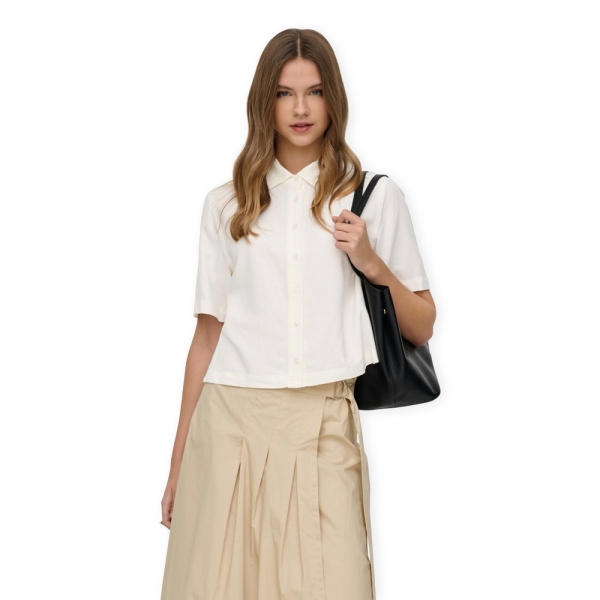 ONLY Camisa Goa - Cloud Dancer