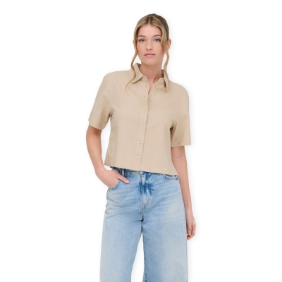 ONLY Camisa Goa - Oxford Tan