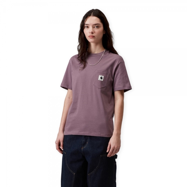 CARHARTT WIP T-Shirt W' Pocket - Phlox