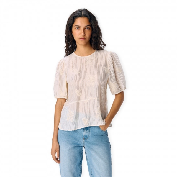 OBJECT Top Zelma - White Sand