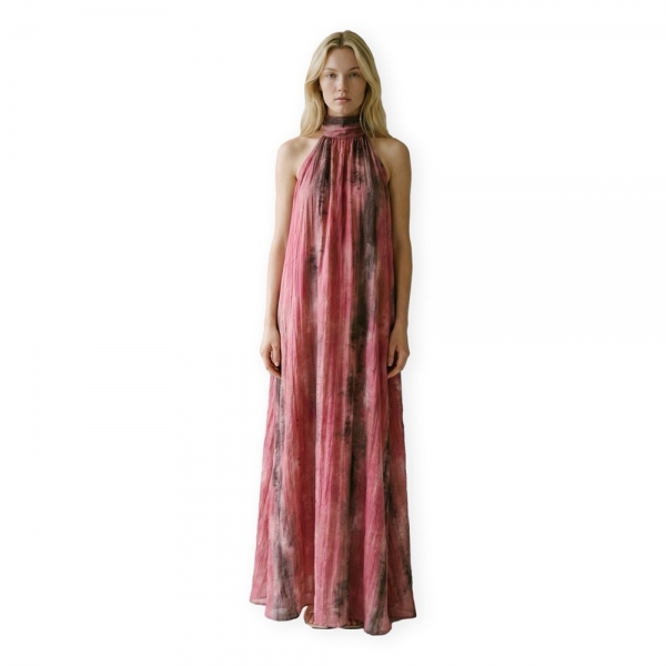 VILA Vaia Halterneck Dress - Holly Berry