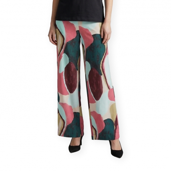 VILA Lulu Kai Wide Trousers - Holly...