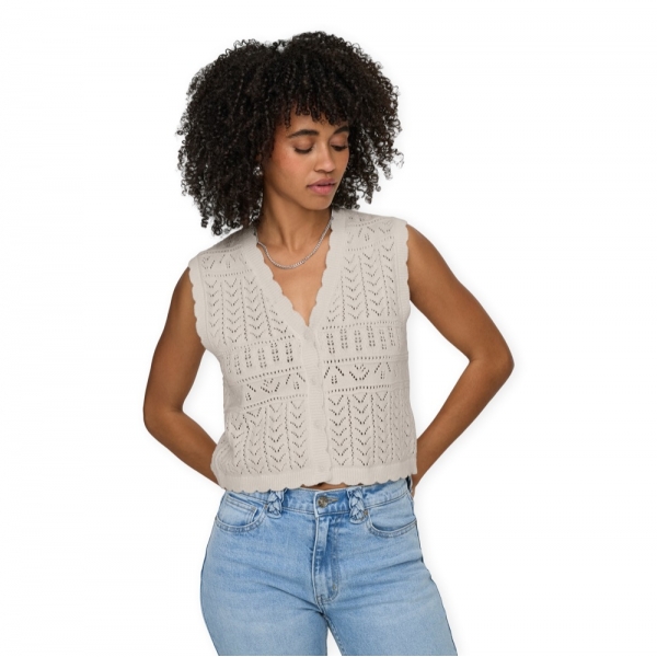 ONLY Noos Irina Vest - Pumice Stone