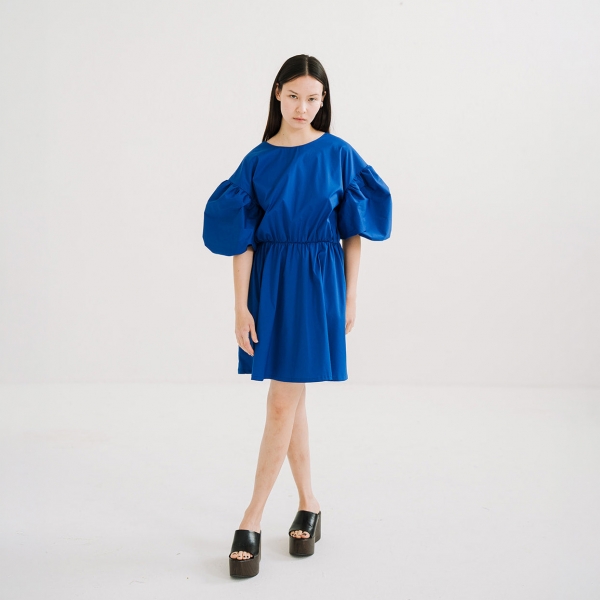MIRAKAYA Vestido Tsubomi - Blue