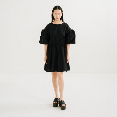 MIRAKAYA Tsubomi Dress - Black