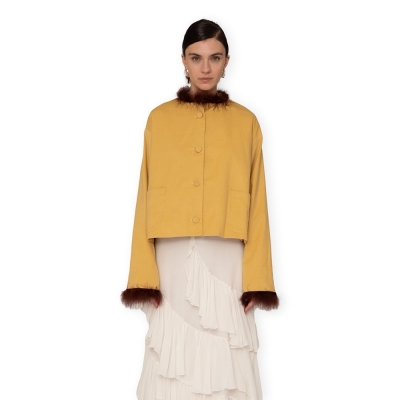 CARMEN SAYS Casaco - Mustard