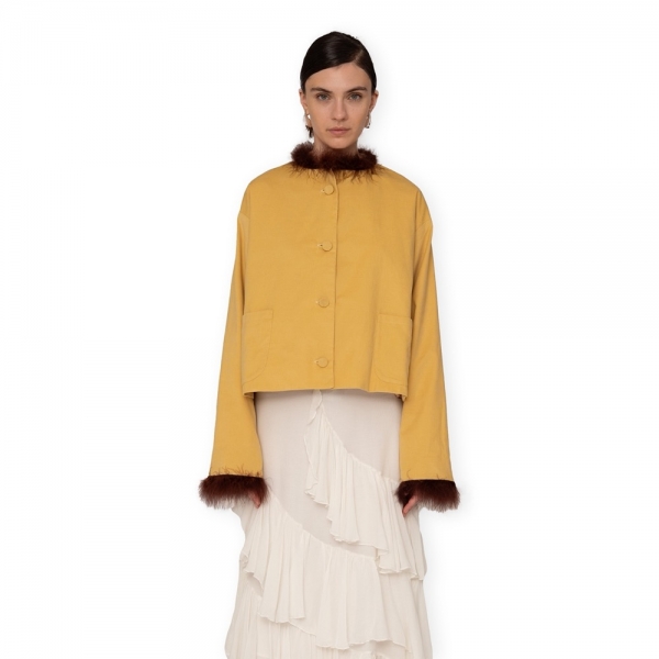 CARMEN SAYS Casaco - Mustard