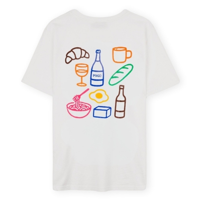 IMAGO T-Shirt Foodies - White