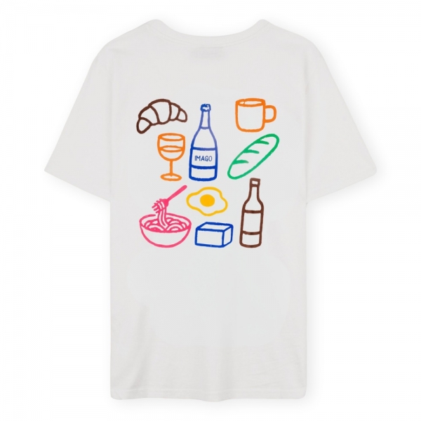 IMAGO T-Shirt Foodies - White