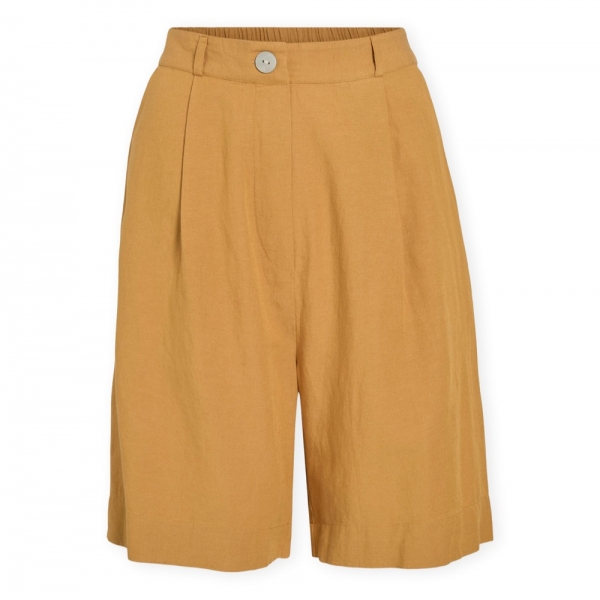 VILA Noos Prisilla Shorts - Amber Gold