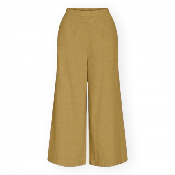 VILA Prisilla Trousers - Amber Gold