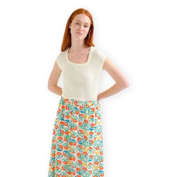 COMPAÑIA FANTÁSTICA Top 10455 - Offwhite