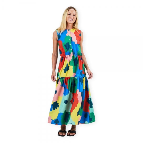 BRAVA FABRICS Maxi Flowers Sleeveless...