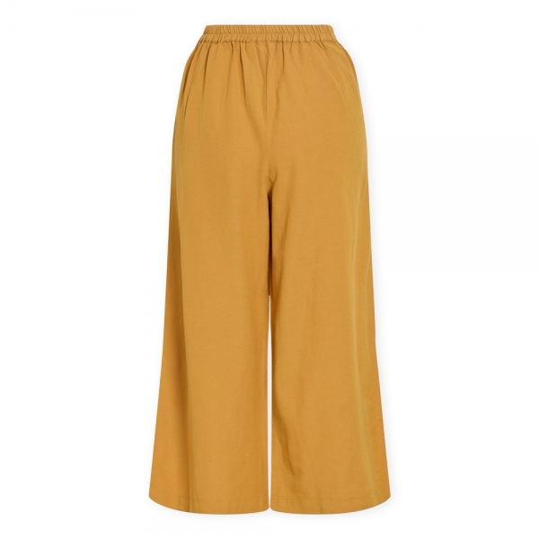 VILA Calças Prisilla - Amber Gold