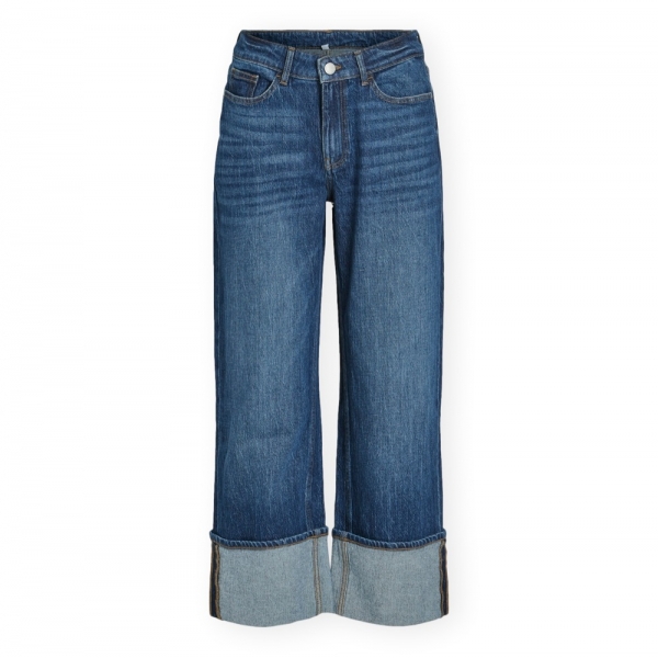 VILA Bella Jeans - Medium Blue Denim