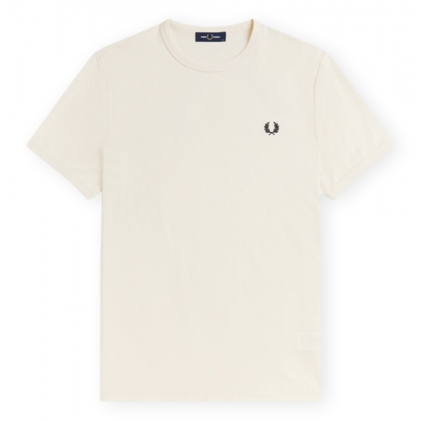 FRED PERRY T-Shirt Ringer M3519 - Ecru