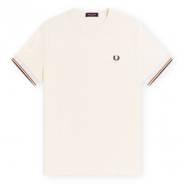 FRED PERRY Twin Tipped Cuff T-Shirt...