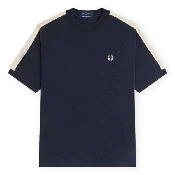 FRED PERRY T-Shirt Cable Taped M2499...