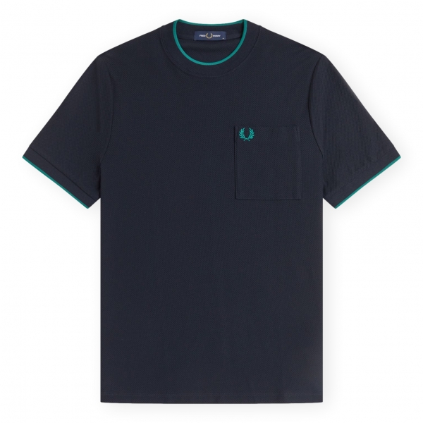 FRED PERRY T-Shirt Pocket Detail...