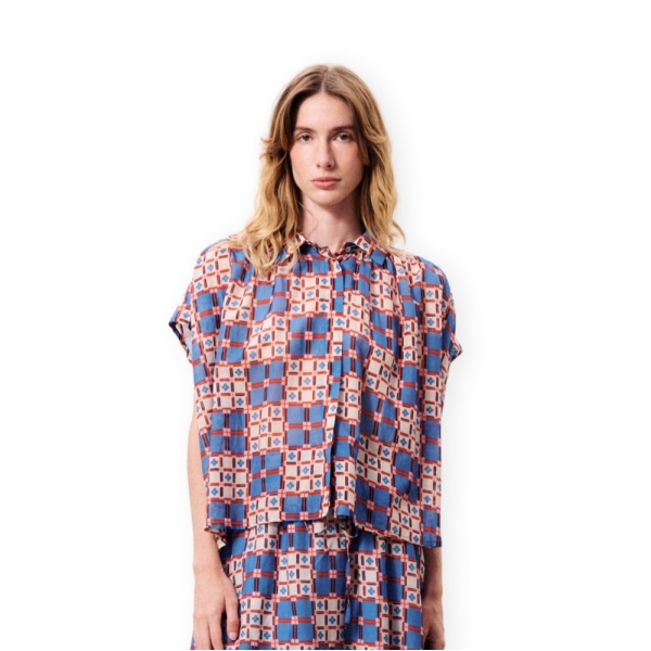 FRNCH Chrysocolle Shirt - Azulejos