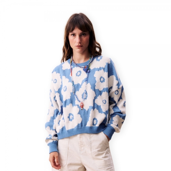 FRNCH Malha Pull Dulse - Blue Jeans