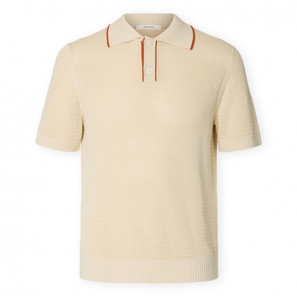 SELECTED Jesse Knit - Birch/Potter