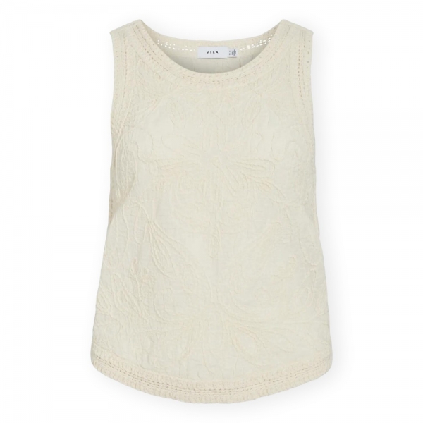 VILA Top Toja - Birch
