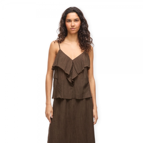 VILA Top Danira - Slate Black