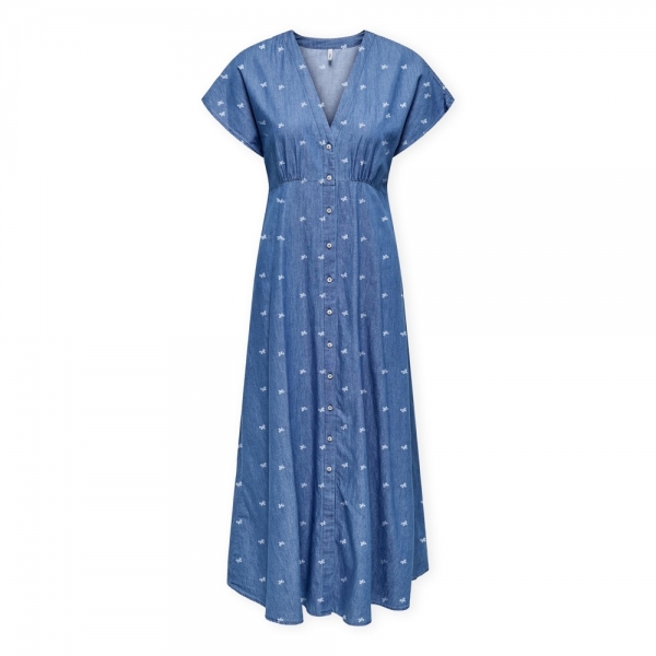 ONLY Vestido Nova Azure Long - Medium...