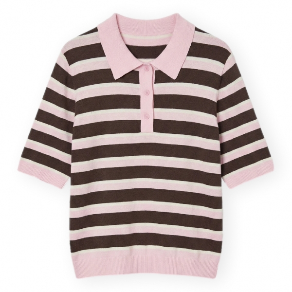 AWARE Polo Oline - Parfait Pink/Sugar...