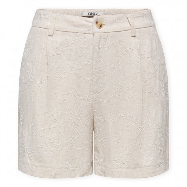ONLY Siesta Linen Shorts - Moonbeam