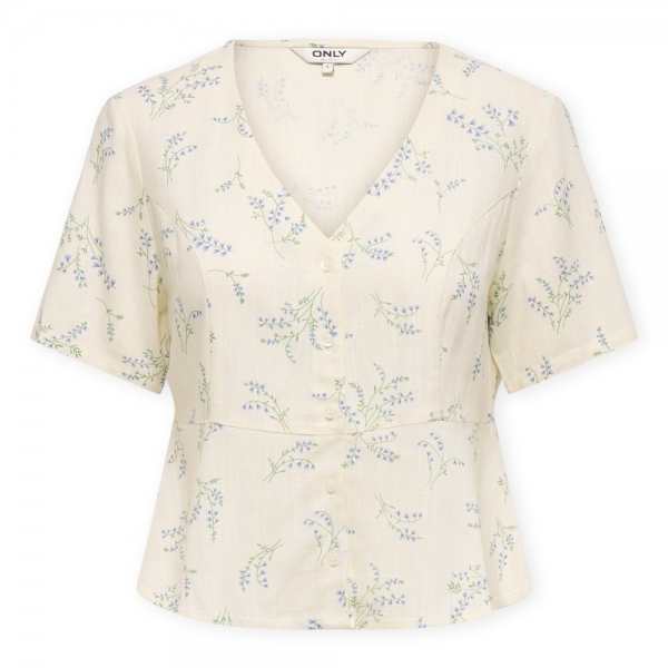 ONLY Top Lyrida S/S - Bright White