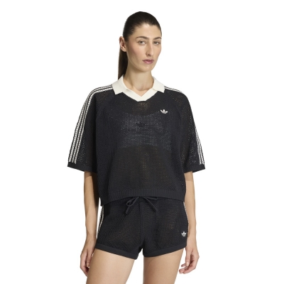 ADIDAS Knitted Crochet Polo...