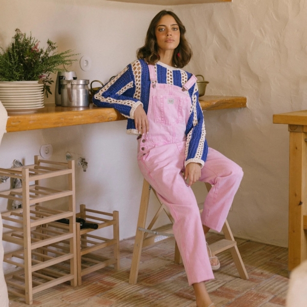 FAVORITE PEOPLE Fuchsia Overalls - Pink